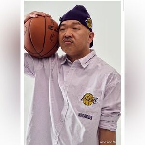 WIND AND SEA x NBA Shirt Los Angeles/Lakers NWOT